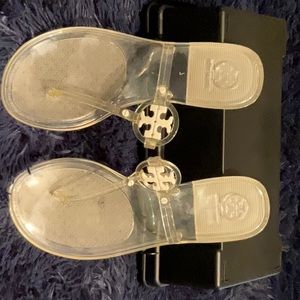 Tory Burch clear sandals size 7